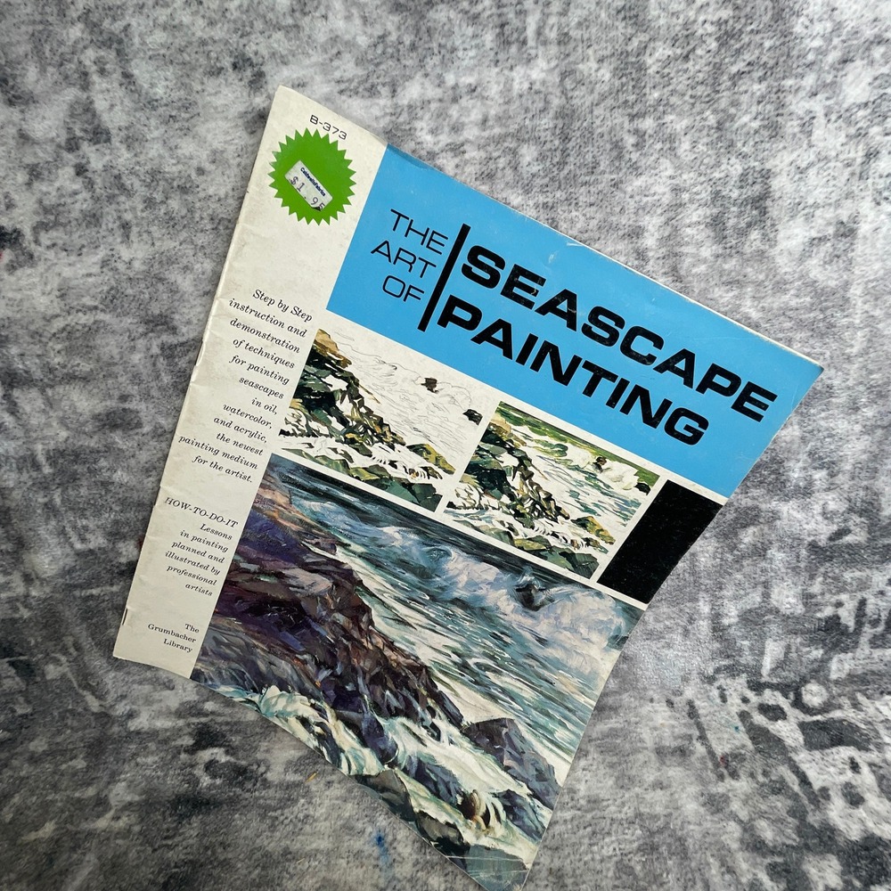 The‎ Art of Seascape Painting Book Grumbacher Oil Watercolor Acrylic